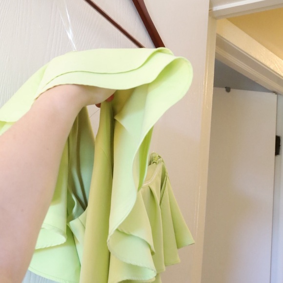 One Shoulder Ruffle Dress - Picture 4 of 7